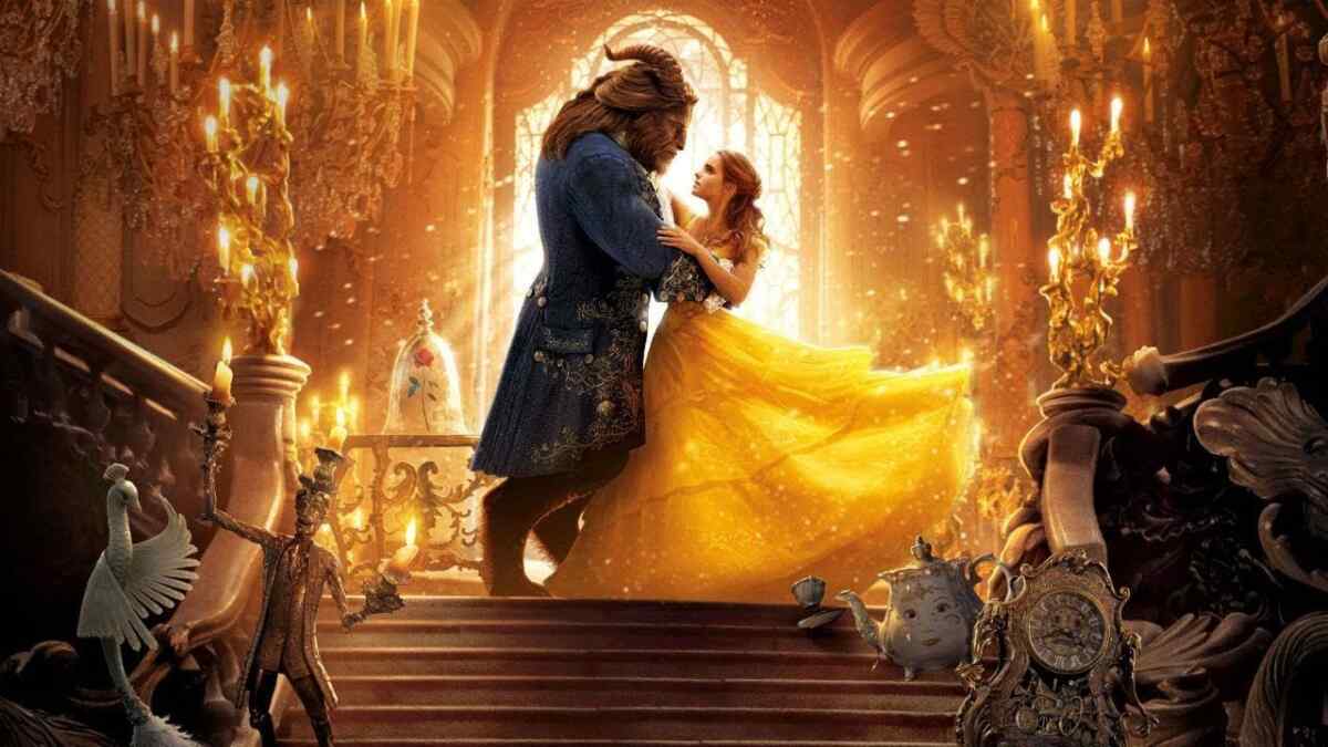 Cena do filme A Bela e a Fera, exibido pela Globo na Sessão de Sábado
