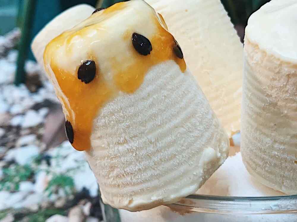 Picolé Maracujá com Iogurte