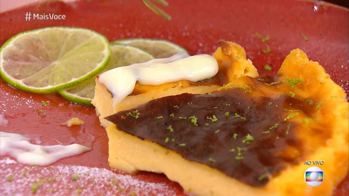 Flan Parisiense da Ana Maria Braga, preparada no Mais Você