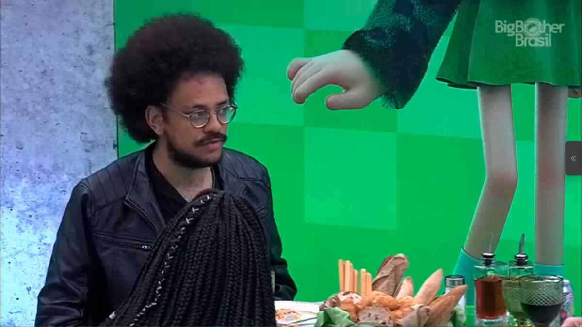 João Luiz no almoço do anjo do BBB 21