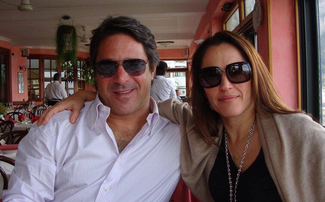 Ana Luiza Guimarães e seu marido Dô Figueira