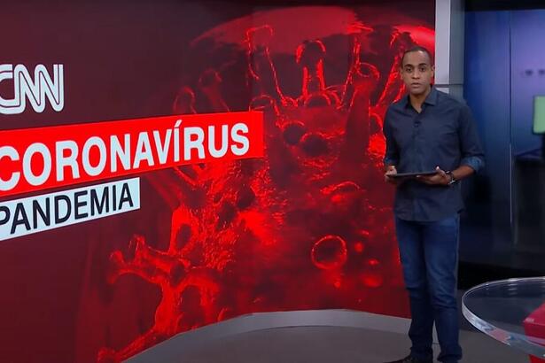 Jairo Nascimento nos estúdios do Live CNN, na CNN Brasil em São Paulo
