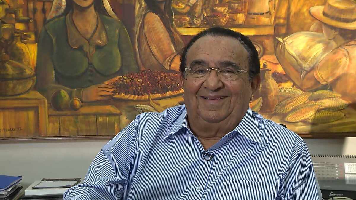 josé carlos da silva junior, dona do Grupo São Braz, durante uma entrevista para a TV Cabo Branco