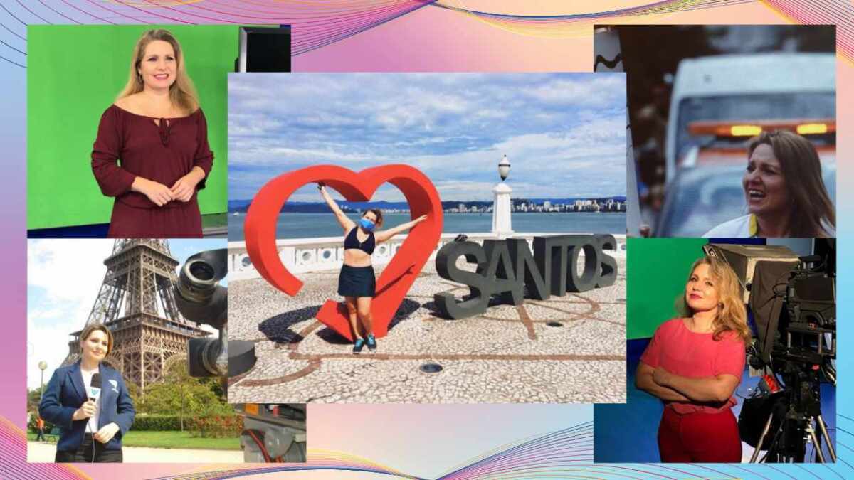 Vanessa Faro, apresentadora da TV Tribuna