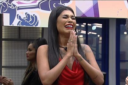 Pocah chora ao receber o resultado da eliminação do BBB 21
