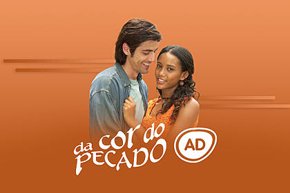 Logo do resumo semanal da novela Da Cor do Pecado no Viva