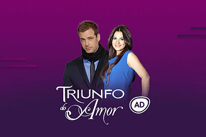 Logo do resumo diário da novela Triunfo do Amor