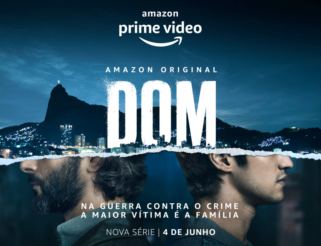 Cartaz de divulgação da série Dom pela Amazon prime