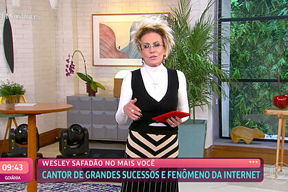 Ana Maria Braga solta palavrão ao vivo no Mais Você