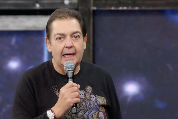 Fausto Silva no Domingão do Faustão deste dia 02 de maio.