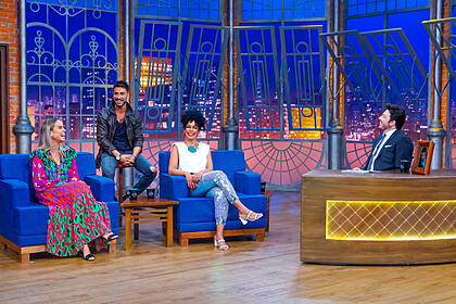 The Noite recebe novos apresentadores do TV Fama