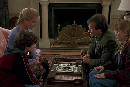Trecho do filme Jumanji (1995), exibido pela Record TV no Cine Maior