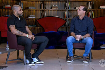 Benjamin Back em entrevista exclusiva com Adriano Imperador para o Arena SBT