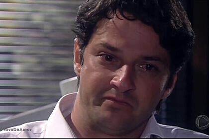 Marcelo Serrado vivendo Daniel, em cena da novela Prova de Amor, no capítulo de 01 de junho de 2021