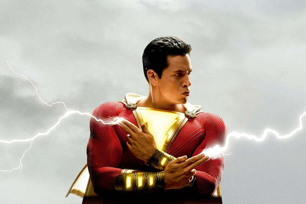 Trecho do filme Shazam!, exibido pela TV Globo na Tela Quente