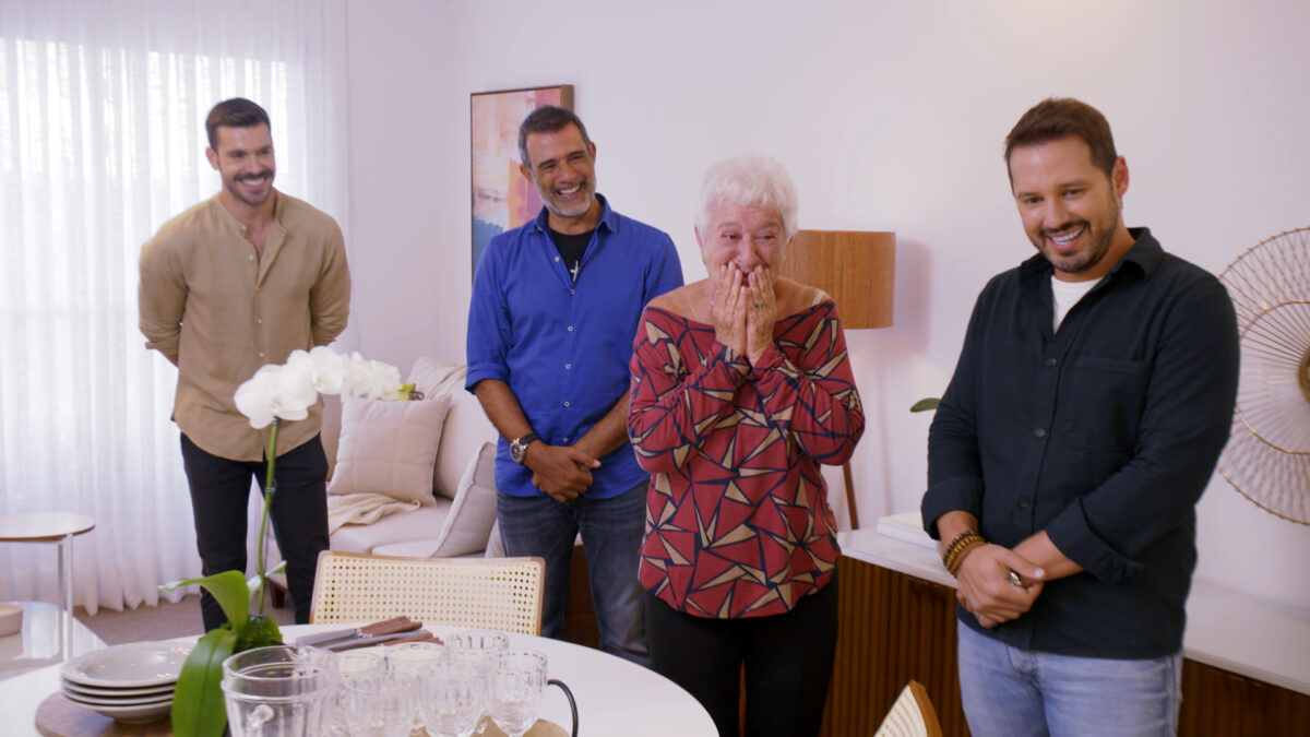 Estreia do Te Devo essa Brasil será com a mãe do ator Marcos Pasquim