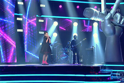 Apresentação de Sofia Farah, a primeira participante da estreia da nova temporada do The Voice Kids