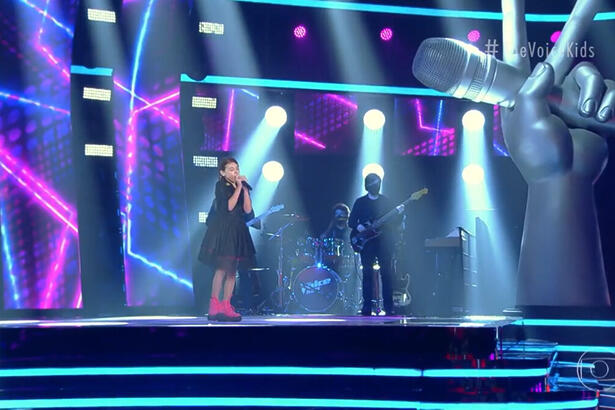 Apresentação de Sofia Farah, a primeira participante da estreia da nova temporada do The Voice Kids