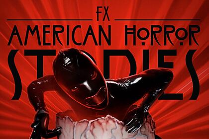 Rubber Woman em cartaz de divulgação da série 'American Horror Stories' | Imagem: Reprodução