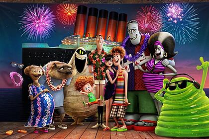 Trecho do filme Hotel Transilvânia 3 - Férias Monstruosas, exibido pela Record TV no Cine Maior