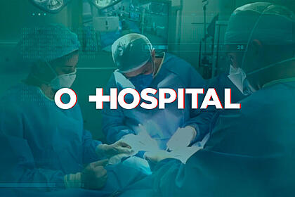 Logo da série original da Record TV O Hospital