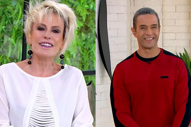 Ana Maria Braga e Fabricio Battaglini em uma montagem