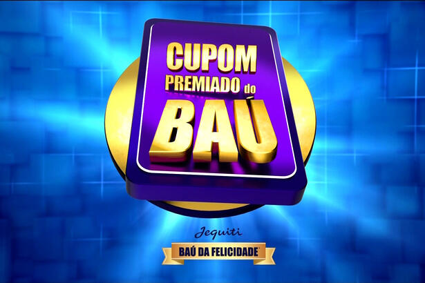 Logo do programa Cupom Premiado do Baú, exibido no SBT