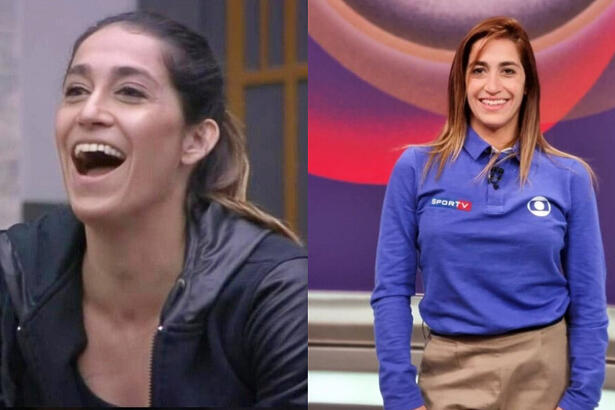 MontagemDaniele Hypolito no Power Couple e no SporTV