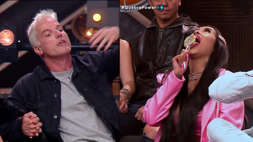 Na noite desta quinta-feira (22) aconteceu no Power Couple Brasil 5, o reencontro dos finalistas, Deborah e Bruno e Mari e Matheus com os casais eliminados da temporada. O Quebra-Power comandando por Adriane Galisteu foi marcado por muito bate e boca entre Nina e Filipe e Mirela Janis e Yugnir, Fernanda Medrado como deboche, levou um pirulito para o casal fênix, sem contar a discussão acalorada entre Fabio e Jonathan.