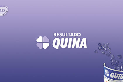 Logo do resultado da Quina