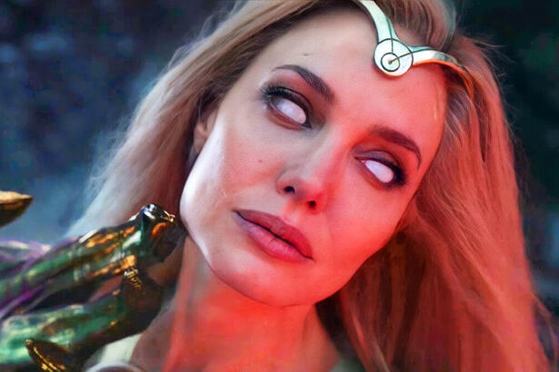 Angelina Jolie em cena do filme ‘Eternos’ da Marvel Studios