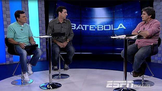 Mauro Cezar Pereira, PVC e João Carlos de Albuquerque nos antigos estúdios do Bate-Bola