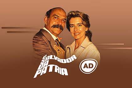 Sassa e clotilde se abraçam na arte do resumo semanal da novela o salvador da pátria