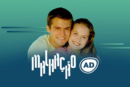 Protagonistas da novela malhação 1996 na arte de divulgação do resumo seamanal