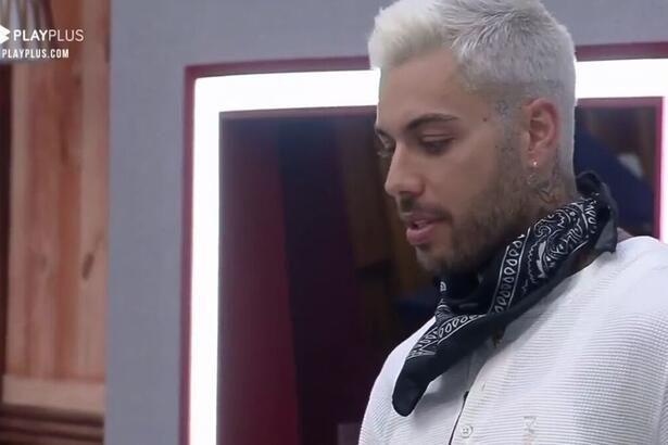 Gui Araujo contou para Erasmo e Lary Bottino que tinha ouvido fogos de artifício e acredita que foi seus amigos.