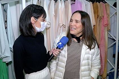Regina Duarte entrevistada pela RedeTV