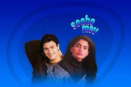 Logo do resumo semanal da novela sonho meu no canal viva