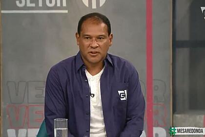 Müller durante participação em um programa da TV Gazeta