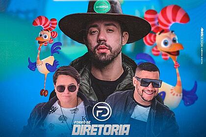 Banda Forró de Diretoria com galo e Rico Melquiades