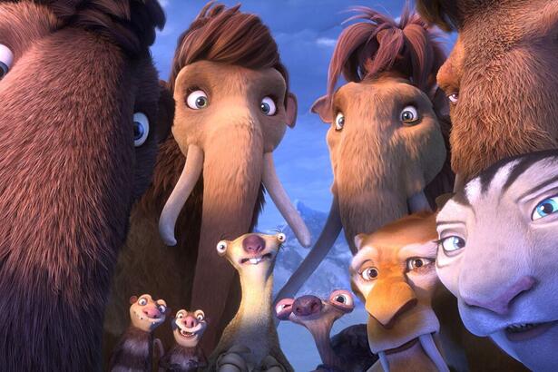 Trecho do filme A Era Do Gelo: O Big Bang, exibido pela TV Globo no Cinema Especial