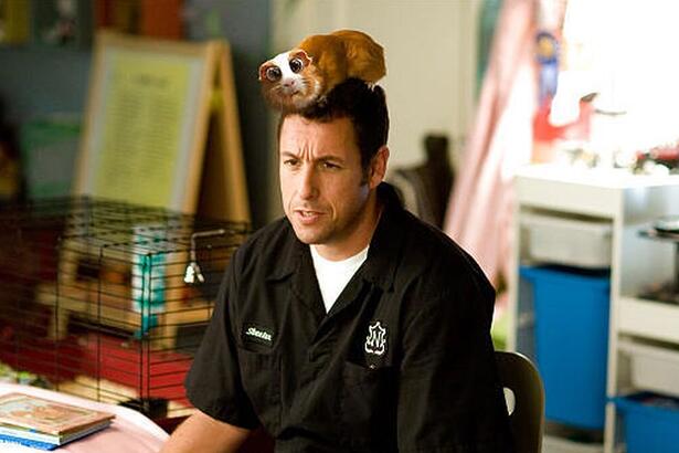 Adam Sandler em cena do filme Um Faz De Conta Que Acontece
