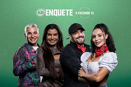 MC Gui, Marina Ferrari, Bil Araújo e Aline Mineiro na Enquete da 13ª Roça de A Fazenda 13