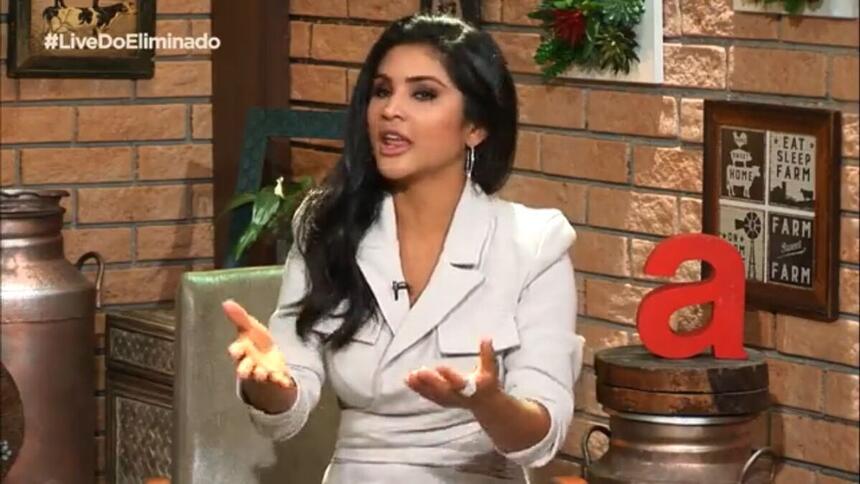 Durante a Live do Eliminado, Mileide detonou a postura de Solange dentro de A Fazenda 13. Influenciadora afirmou que a peoa gosta de se vitmizar.