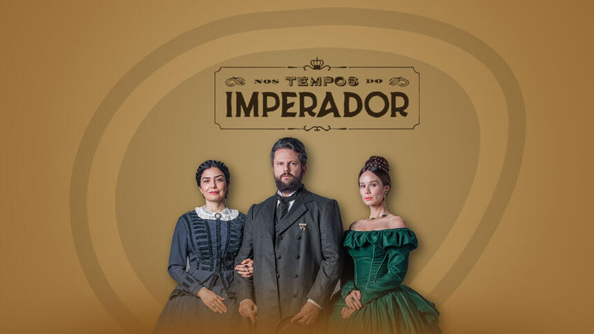 Logo do resumo diário da novela Nos Tempos do Imperador