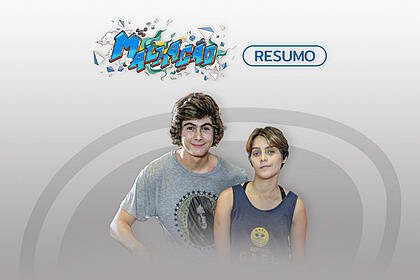 Logo do resumo semanal da novela malhação: sonhos