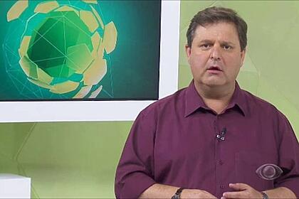Ulisses costa nos estúdios do jogo aberto, programa esportivo da band