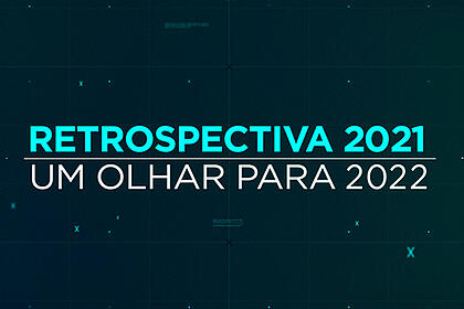 Logo da retrospectiva 2021 um olhar para 2022, na band