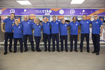 Equipe que vai trabalhar na transmissão do Campeonato Paulista da Record em 2022