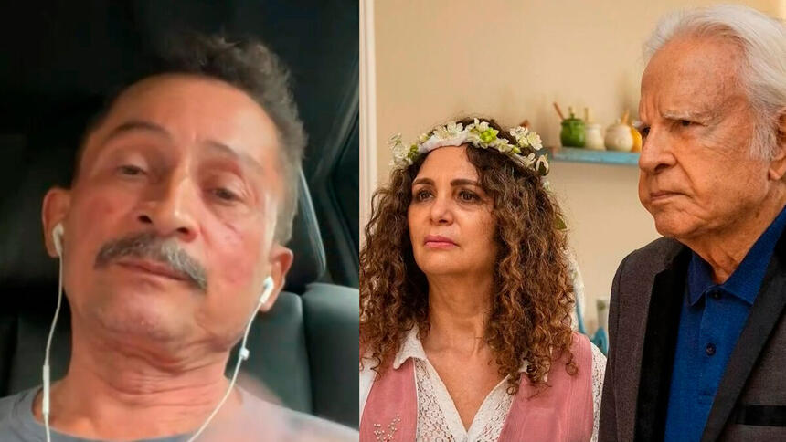 Ex-caseiro de Cid Moreira em entrevista ao Domingo Espetacular. Ele acusa Fátima, mulher do apresentador, de praticar maus-tratos