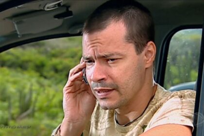 Heitor martinez, vivendo felipe marino, em cena de prova do amor